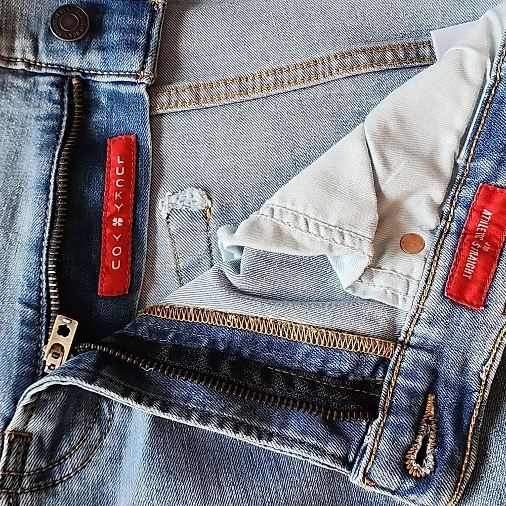 Lucky Brand Men's Straight Jeans - Light Blue